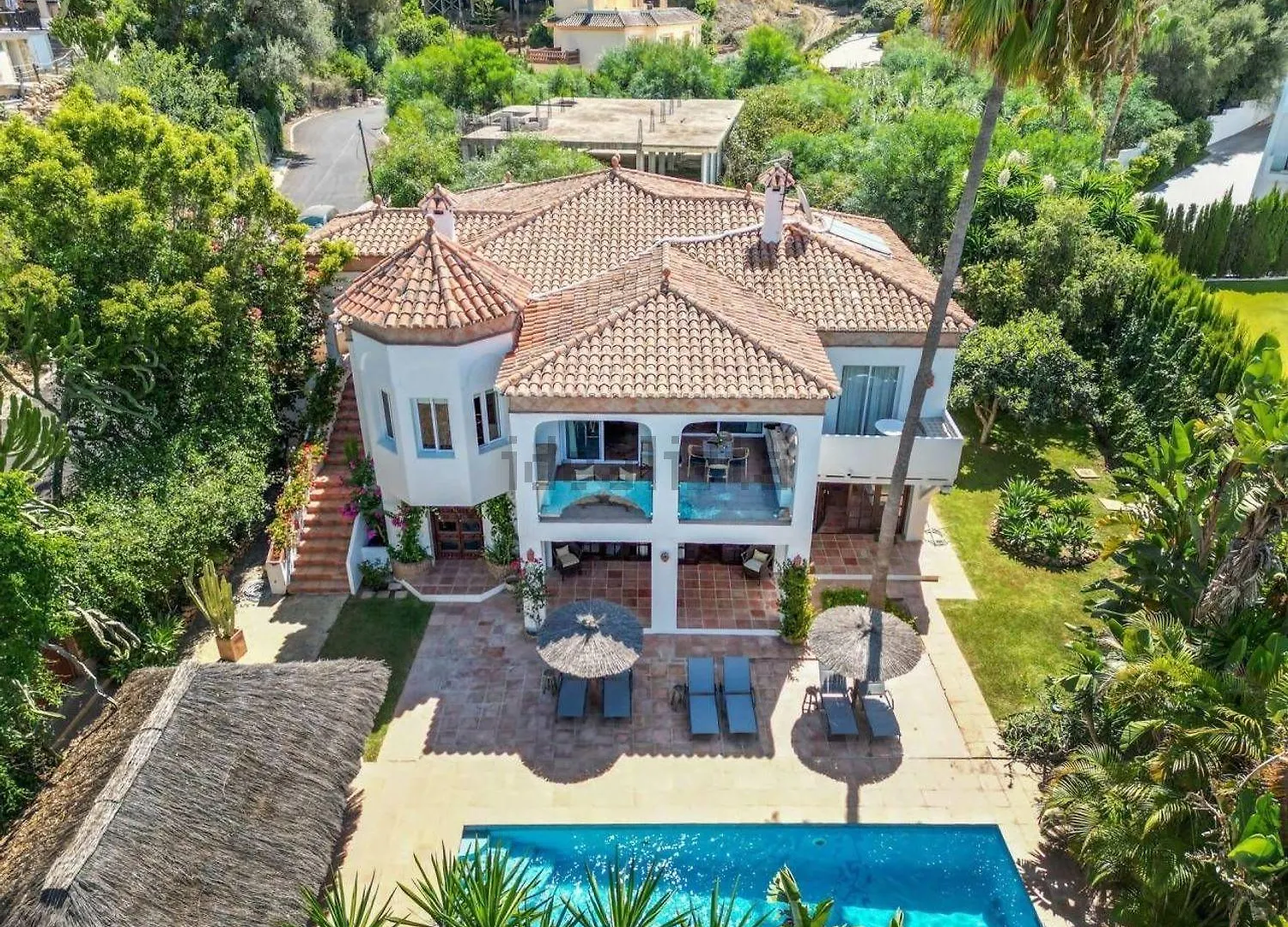 Villa Los Olivos Boho Style Pool Tranquile Marbella