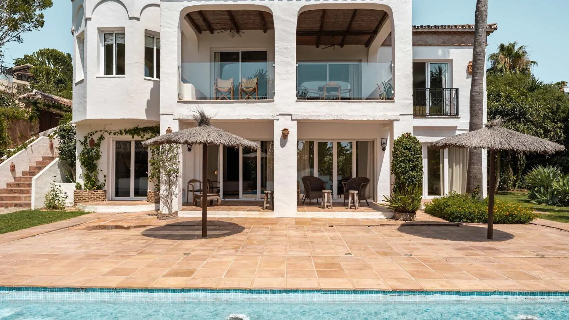 Villa Los Olivos Boho Style Pool Tranquile Marbella Spain