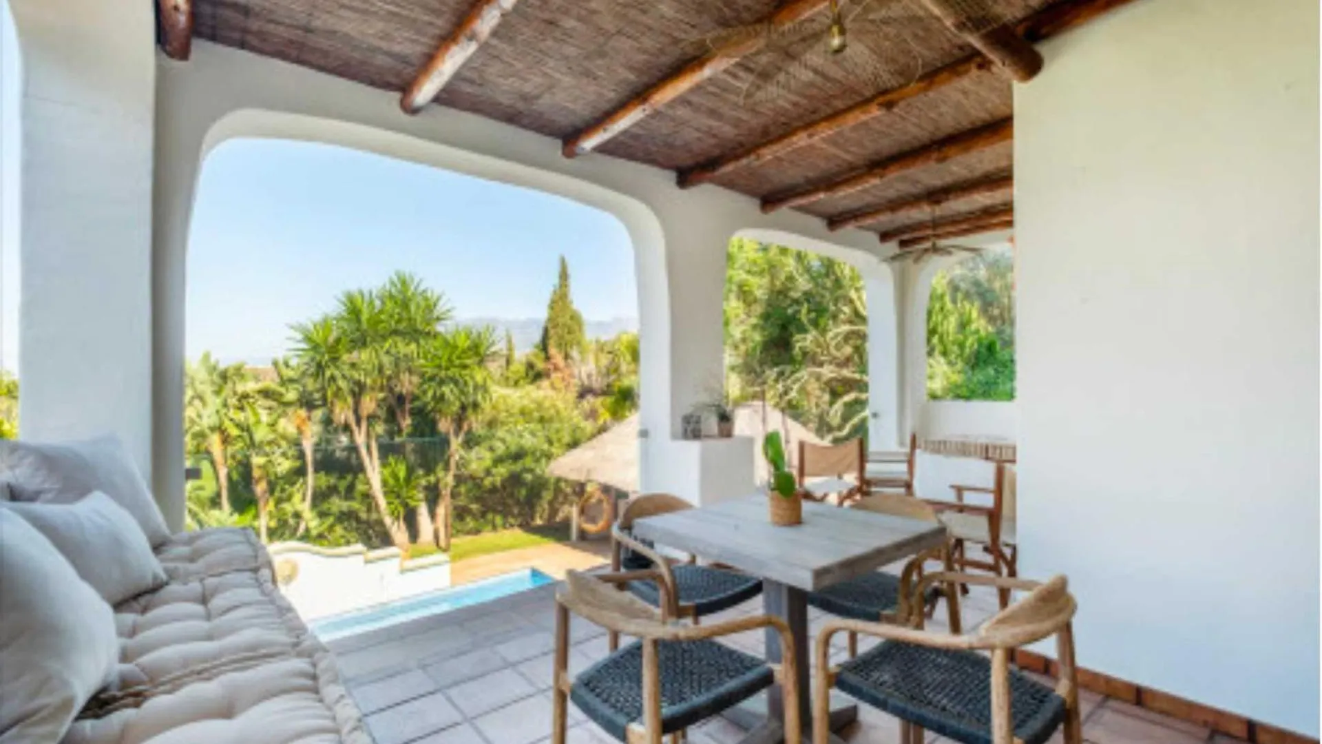 Villa Los Olivos Boho Style Pool Tranquile Marbella