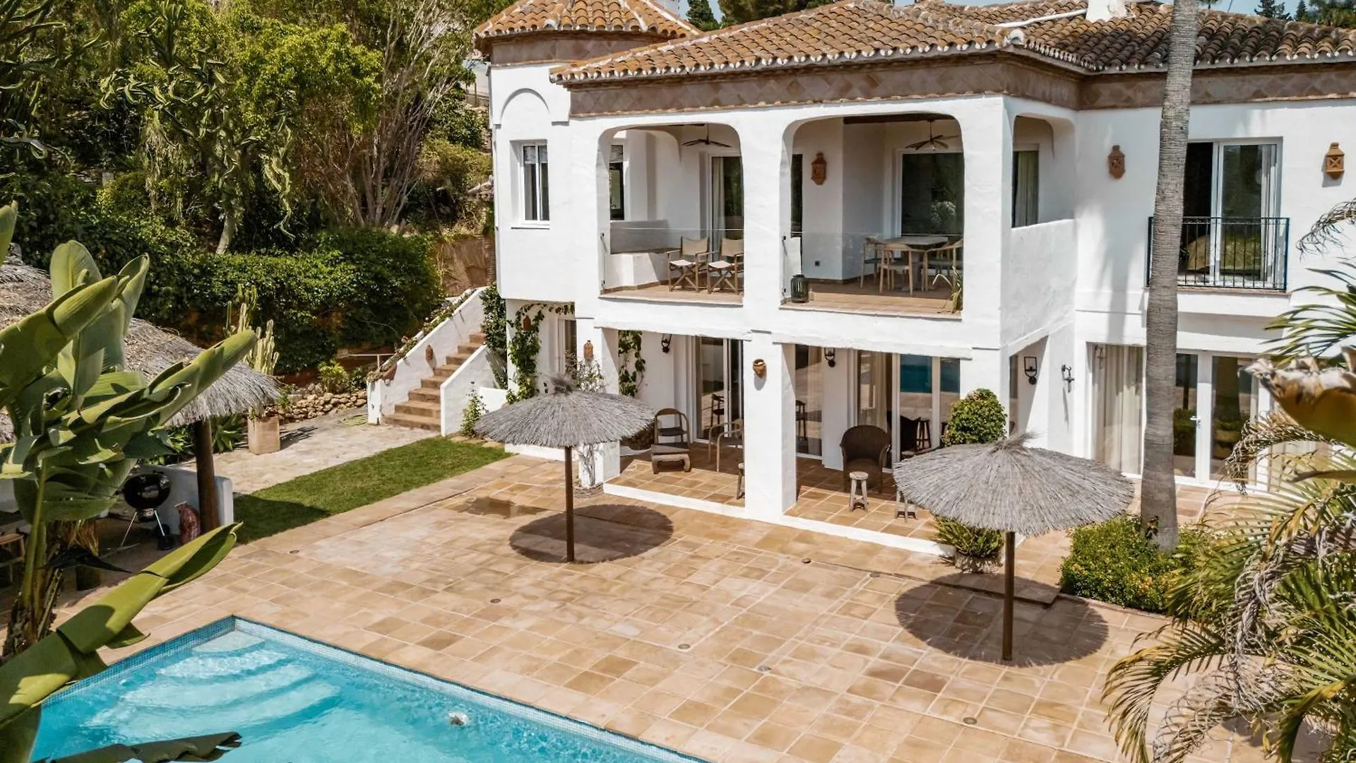 Villa Los Olivos Boho Style Pool Tranquile Μαρμπέλλα
